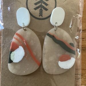 Tribe and Tree Earrings BRAND NEW IN PACKAGE